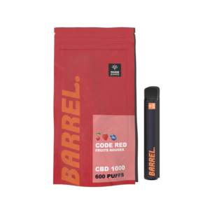 Puff CBD Barrel Code Red 1000mg - MARIE JEANNE
