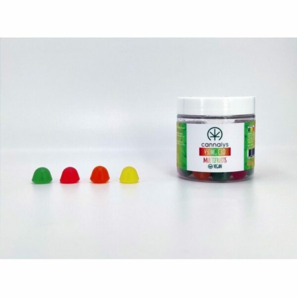 Bonbons Mous Vegan Multi-Fruits CBD - CANNALYS