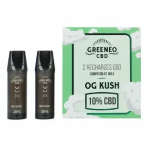 Cartouches CBD OG Kush - GREENEO X WILO
