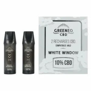 Cartouches CBD White Window - GREENEO X WILO