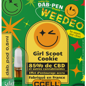 Cartouche CBD Girl Scoot Cookie 85% - WEEDEO