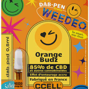 Cartouche CBD Orange Budz 85% - WEEDEO