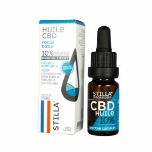 Huile CBD 10% Focus Daily 10mL - STILLA
