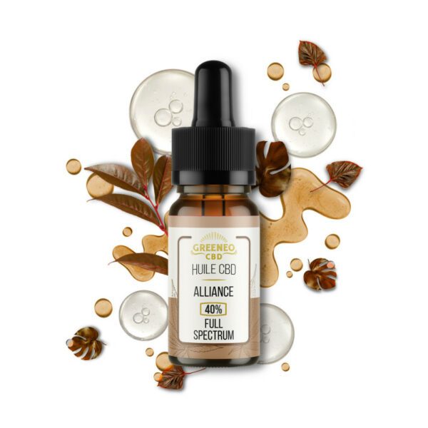 Huile CBD Full Spectrum 40% Alliance 10mL - GREENEO