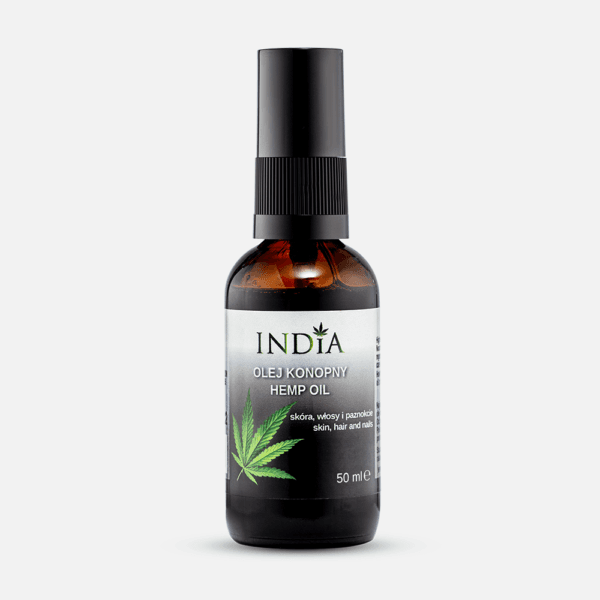 Huile de chanvre pour le corps les cheveux et les ongles India pas cher