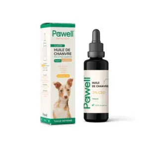 Huile pour Chiens Moyens au CBD - PAWELL