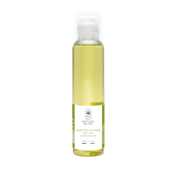 Huile de massage au CBD ultra apaisante de Nature&CBD pas cher