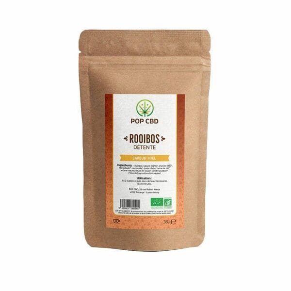 Infusion Chanvre Rooibos Détente Miel - POP CBD