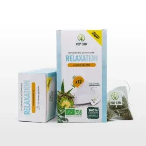 Infusion CBD Relaxation en Sachet Pyramide - POP CBD