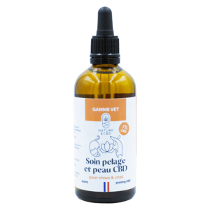 Soin Pelage et Peau CBD 3% Chien et Chat 100ml - NATURE & CBD