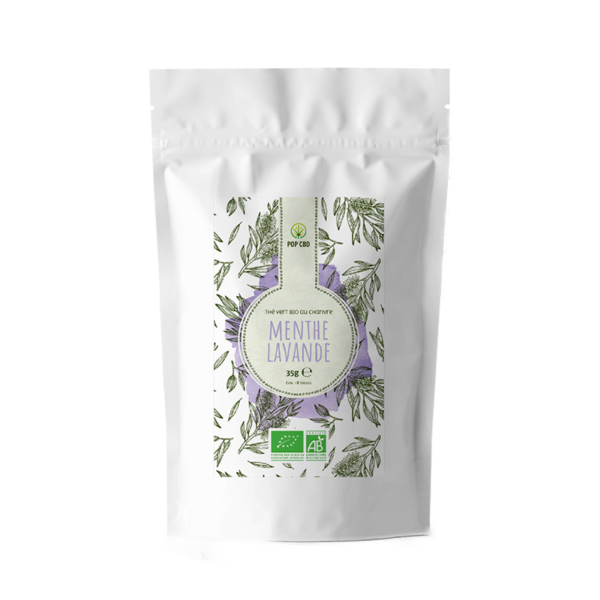 Thé Vert BIO Chanvre - Menthe Lavande - POP CBD